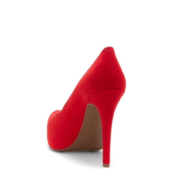 Parisah Platform Pump in Red Muse - Picture 4 of 7